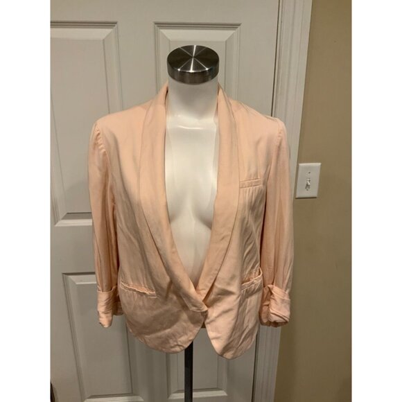 Cartonnier Light Pink Miette 3/4 Sleeve Blazer, Size 10 - Picture 1 of 6